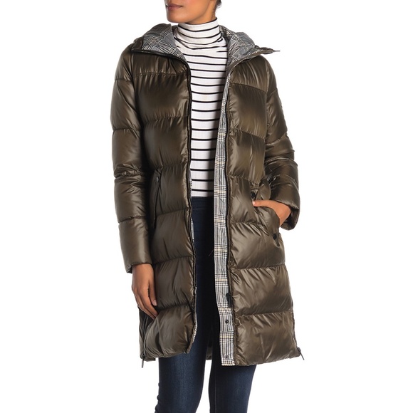 French Connection Jackets & Blazers - NWT French Connection Hooded Puffer Coat Olive M